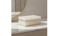 Jewelry Storage Box with Lid Minimalist Jewelry Box with Lid Dustproof for Dressing Table