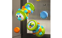 6-in-1 Musical Caterpillar Toy Press-to-Sound Caterpillar Toy with Pressable Parts Textured Multi-Color for Infants, Toddlers, Babies, Playroom, Nursery