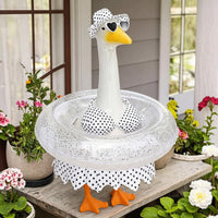 Porch Goose Clothes Weather-Friendly Goose Costume with Inflatable