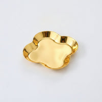 Clover-Shaped Tray Small Clover Tray Band Dish Compact Shallow for Vanity, Dresser