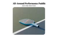 Fiberglass Pickleball Paddle Wide Sweet Area Lightweight Pickleball Racket High Elasticity Ergonomic Grip for Beginners, Outdoor