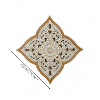 Floral Scroll Wall Decor Distressed Finish House Decoration Vintage Style for Home Decor