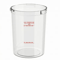 PC Material Transparent Plastic Steamer Cup Measurement Markings Plastic Measuring Beaker Easy to Clean Graduated Measuring Cup Wide Opening