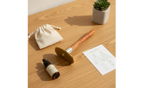 Brass Gua Sha Scraper with Wooden Handle Long-Lasting Scraper with Wooden Handle Hygienic Metal Gua Sha Board Portable for Adults