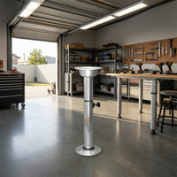 Stowable Adjustable Table Leg Removable Detachable Table Leg Locking Aluminum Rust-Resistant for RV Owners, Motorhomes, Yachts, Patios