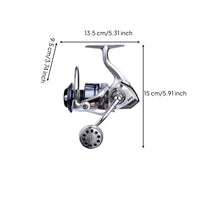 Rotating Reel with Metal KnobBearing Rotating Fishing Reel Deep-Line for Anglers, Fishermen