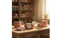 Variegated T-Shirt Yarn DIY Projects Chunky Textile Yarn for Knitters