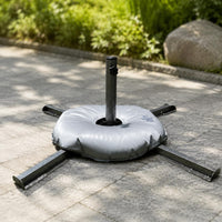 Outdoor Sunshade Umbrella Cross Base Stand Foldable Commercial Advertising Umbrella Accessory