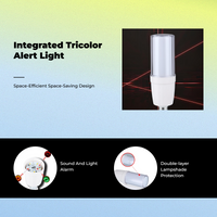 Tricolor LED warning light for machinery