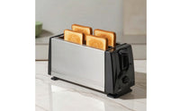 6-Setting Long-Slot Toaster Adjustable 2-Slice Toaster Cancel for Kitchen
