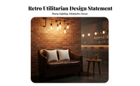 Retro Design factory-inspired Booth and Chair Set Padded Seat factory-inspired design Chair sturdyDuty Restaurant Seating for Bar Owners, Cafe, Bistro, Banquet Hall, Dining Room