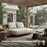 Weather-Resistant Sofa and Table Group waterresistant 4-piecePiece Conversation Set Hand-Woven Outdoor Furniture Modern Design for Hotel Owners, Property Managers, Terrace, Balcony, supportyard, waterside