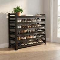 High-Quality Steel Multi-Layer Shoe Rack Multifunctional Metal Shoe Rack Rust-Resistant Waterproof for Closet