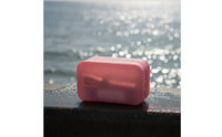 Semi-Transparent Silicone Cosmetic Bag Water-Resistant Silicone Makeup Pouch Lightweight Cosmetic Bag with Zipper Compact for Purse Organization