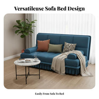 Fold-foldable Sofa Bed two-in-oneUse transformable Couch Foldable Design Indoor Furniture for Apartment Dwellers, Guests, Living Room, Small Spaces, Home Office