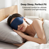 Contoured Sleep for Women, Breathable Lightweight Material Eye Cover for and Napping, Double Sided Design for Adults, Adjustable Comfort