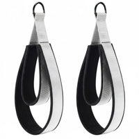 2 Pieces Pilates Double Loop Strap High Compatibility Pilates Double Loop Straps Non-Slip Fitness Equipment for Studio