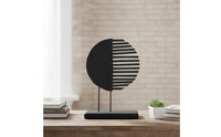 Wooden Sculpture with Base Tabletop Abstract Sculpture Handcrafted Shelf Decor for Entryway