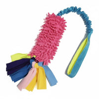 Soft Rope Squeaker Toy Oral-Care Squeaky Soft Dog Toy Mental Pet Item for Indoor
