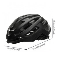 Integrated Construction Cycling Helmet Rear Adjustment Molded Two-Wheeler Helmet Sleek Head Protection Rounded Shape