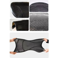 Pressure Relief Silicone Saddle Pad Cushioning Anti-Slip Saddle Pad Long-Lasting Equestrian Gear Easy Clean for Equestrians