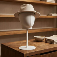 Adjustable Mannequin Head Stand Stainless Steel Base Hat Display Head Lightweight