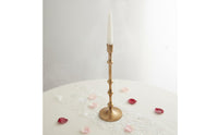 European Design Candle Holder Light High-End Metal Candlestick Stand Aluminum Material Taper Candle Holder for Fireplace Mantel
