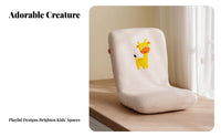 Removable and cleanable Cover stuffed animal Armchair Soft Fleece Texture cubShaped Floor Sofa Lowsilhouette Design children's Furniture Child-Safe for Toddlers, Babies, Parents, storybook corner, Playroom, Nursery, Bedroom