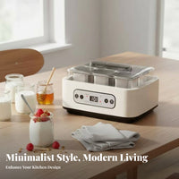 Countertop Yogurt Maker Home Fermentation Digital Yogurt Maker Transparent Lid