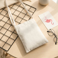 Travel Bag for Women with Soft Polyester Lining, Crossbody Phone Pouch with Zipper, Canvas Small Casual Bag, Adjustable Shoulder Strap, 1 Pack