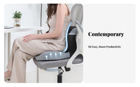 Viscoelastic Foam Office Chair Pad Breathable Textile Single-Piece Spine and Seat Support Chair Pad Portable for Players