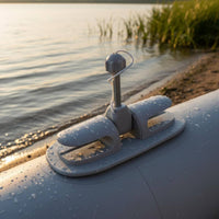 2 Pieces Rotating Paddle Lock Holder Secure Hold Boat Paddle Bracket Easy to Install Oar Holder Quick Release for Small Boat Users
