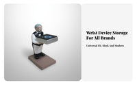Old Man Figurine Watch Stand Decorative Ornament Butler Watch Holder Creative Design Digital Watch Charging Dock for Adults, Men, Desk, Dresser