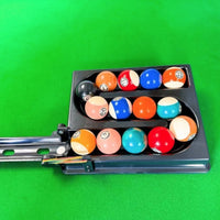 Molded Channels Handheld Billiards Rack Sturdy Pool Rack Slim Design Sports Equipment Long-Lasting
