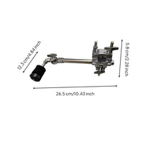 Drum Hardware Clamp with Cymbal Rod Compact Cymbal Mount with Multi Function Clamp Percussion Accessory for Stage
