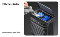 Industrial Air Chiller Multiple Speeds Mobile Water-Based Chiller Fan Quiet Water Cooling Fan for Warehouse, Restaurant, Supermarket