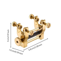Violin Seam Clamp Brass Violin Gluing Clamp Double Sided Music Tool for Luthiers, Workshop