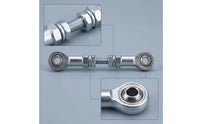 Adjustable Linkage Rod Threaded Linkage Rod with Lock Nuts Pushrod Push-Pull Hardware Metal for Mechanics, Custom Machinery