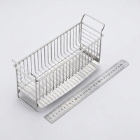 Shower Caddy, Rustproof Stainless Steel Bathroom Shelves, No-Drill Polished Shower Shelf, Silver Shower Storage for Compact Bathroom