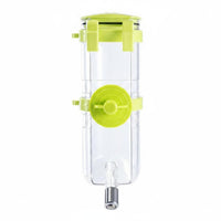 Hanging Pet Water Dispenser Space Saving Enclosure Mounted Water Bottle