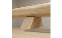 Floor Standing Pushfloor Standing Support Angled Legs Wooden Parallettes Supports Smooth Exercise Gear