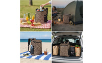 Insulated Cooler Backpack Leakproof Backpack Cooler with Front Pocket Adjustable for Picnics, Beach