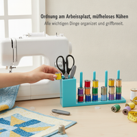 Magnetic Bobbin Holder and Sewing Tool Organizer for Sewing Machines