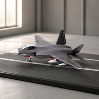 J-31 Fighter Jet Model Alloy Aircraft Model with Landing Gear Decorative Toy for Aviation Enthusiasts