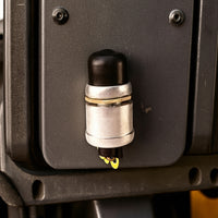 Push-Button Switch with Rubber Cap Compact Starter Switch with Screw Terminals Ignition Starter Button Long-Lasting Stainless
