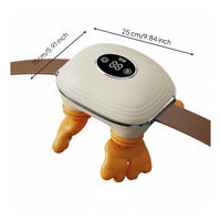 Portable & Lightweight Hands-Unrestricted Neck and Shoulder Massager Ergonomic Design Bionic Hand Neck Massager Rechargeable Adjustable Intensity for Office Workers, Travel, Home