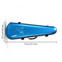 Firm-Body Violin Case Aerodynamic 4/4 Violin Case Rigid for Artists, Students