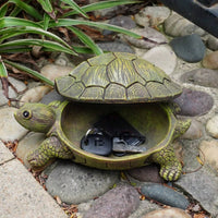 Decorative Figurine Turtle Storage Box Multi-Functional Tortoise Trinket Box Hidden Storage Turtle Statue for Living Room, Bedroom, Desktop, Entryway