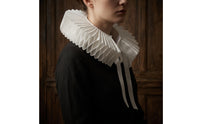 Ruffled Detachable Neck Ruff Theatrical Pleated Ruff for Cosplayers, Actors