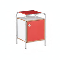 Minimalist Design Cylindrical Frame Cabinet Easy to Clean Nightstand Sturdy Construction Storage Furniture Versatile for Apartment Dwellers, Young Adults, Homeowners, Bedroom, Dorm Room, Hallway, Bathroom